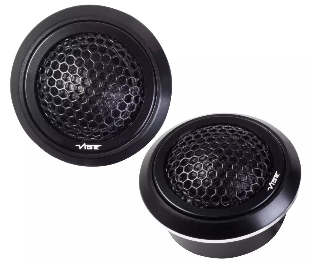 225W 1" TWEETERS VIBE BLACKAIR BA1TW-V4 PREMIUM CAR AUDIO SOUND QUALITY