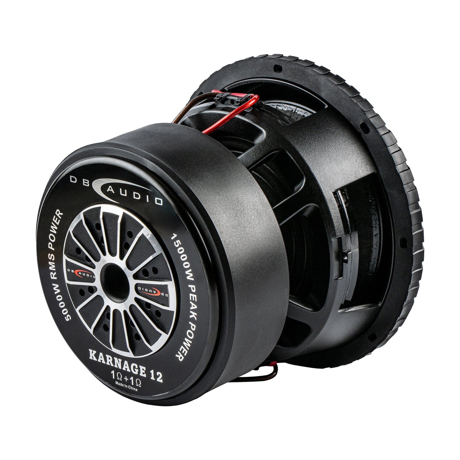 DB Audio KARNAGE 5000W RMS 12" Dual 1 Ohm Voice Coil SPL SINGLE Subwoofer