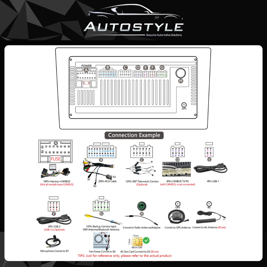 Ford Kuga C-Max Escape Apple Carplay / Android Auto 9" Stereo Upgrade 2013-2018