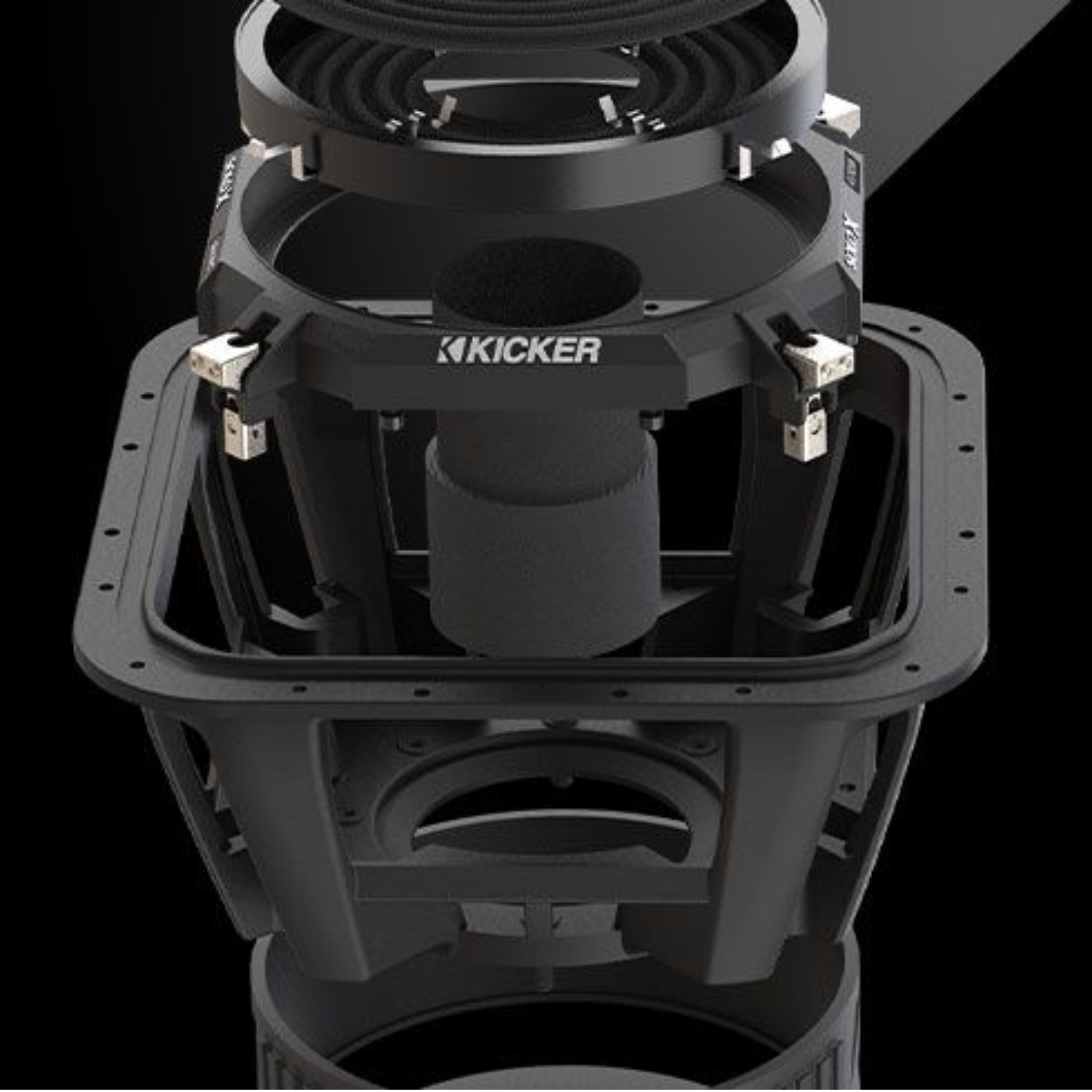 Kicker 49L7X121 Solo X 12" Dual Voice Coil Subwoofer - 1 Ohm subwoofer.