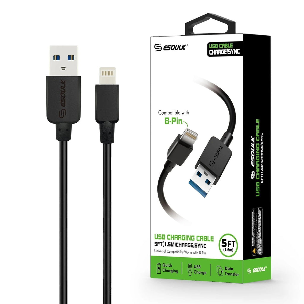 Esoulk 5ft Faster Speed Charging Cable For IOS