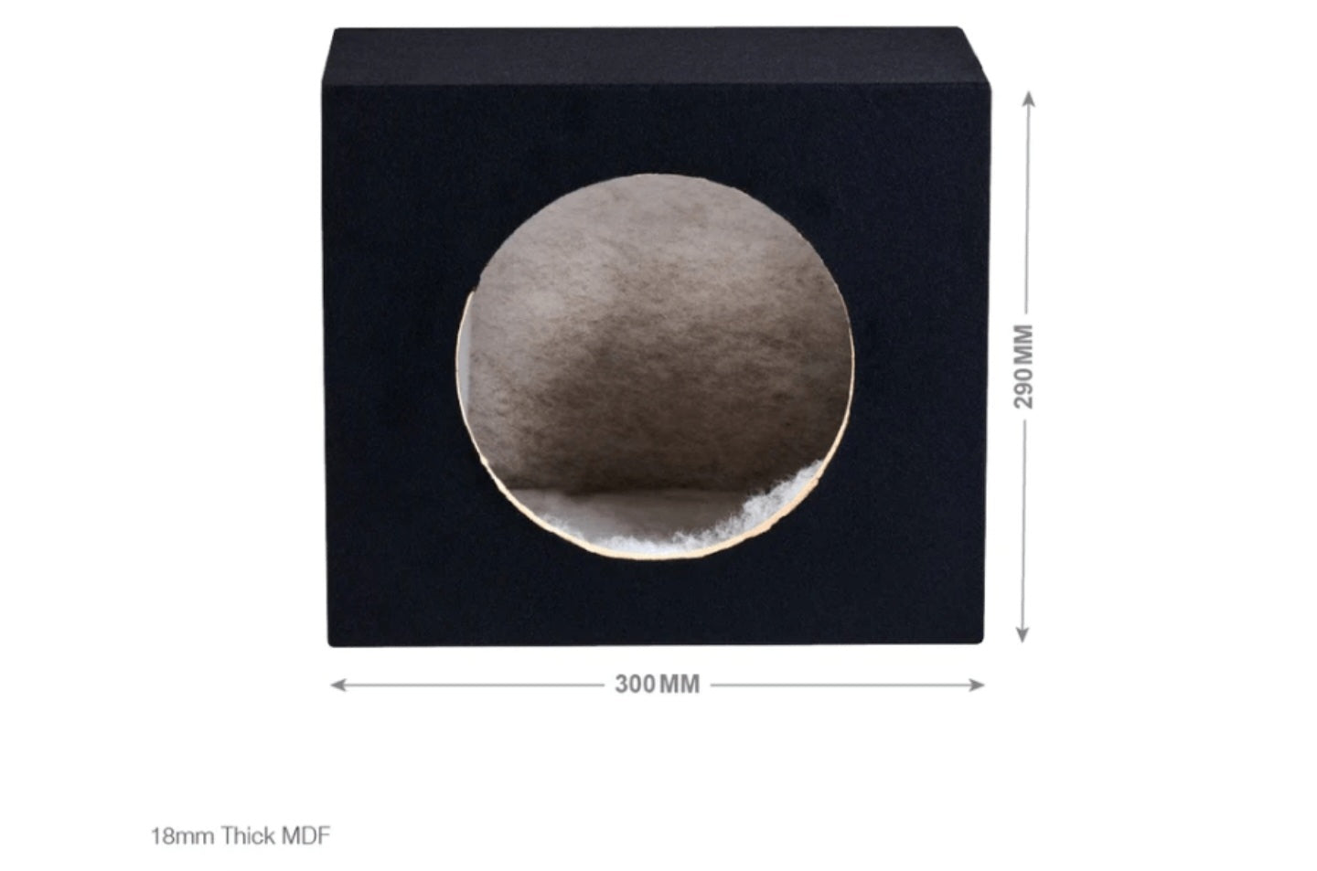 8 Inch Sealed High Quality Subwoofer Enclosure Bass Box (18mm Thick MDF)