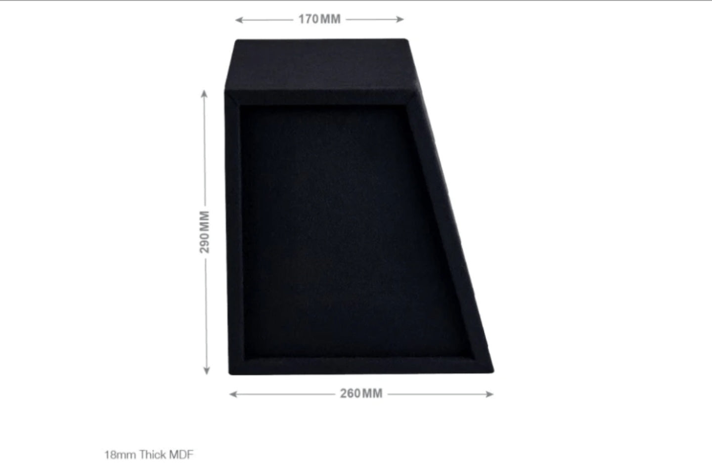 8 Inch Sealed High Quality Subwoofer Enclosure Bass Box (18mm Thick MDF)