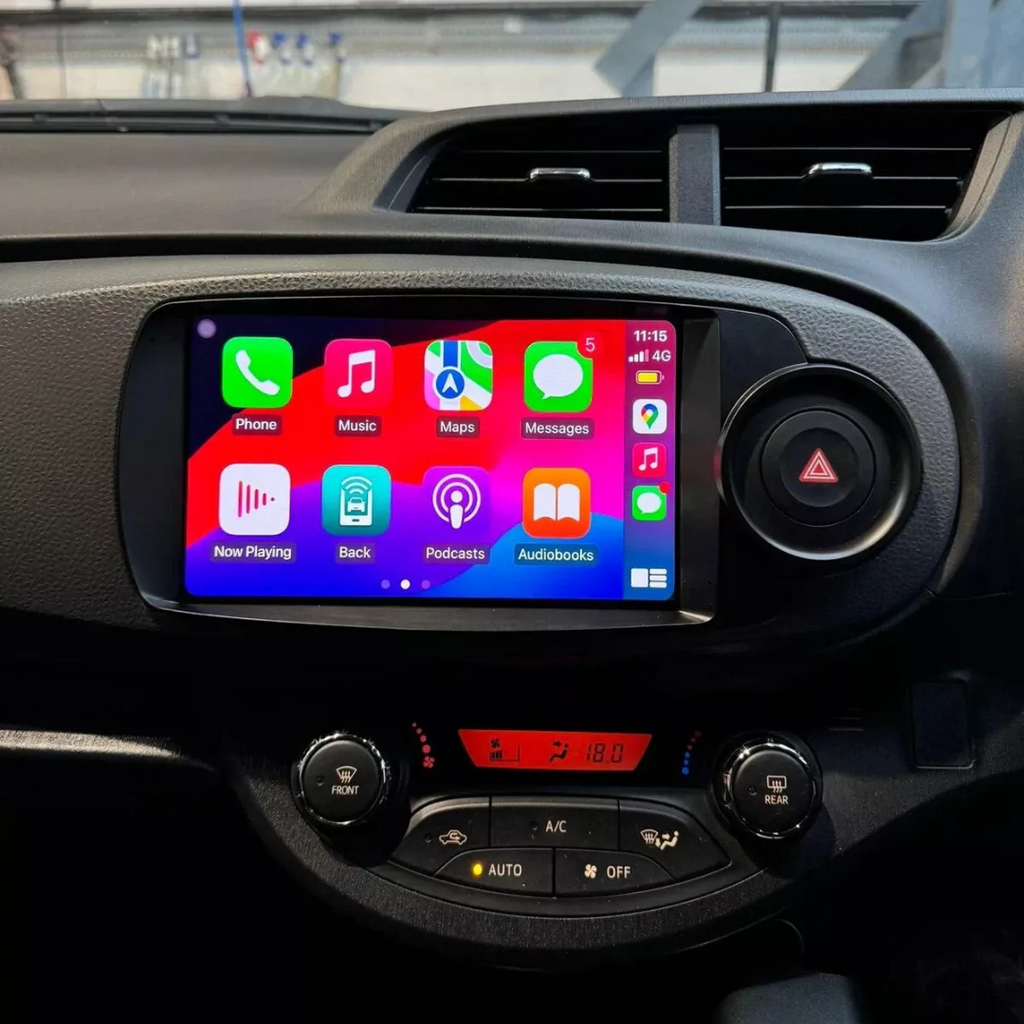 Toyota Yaris Vitz Apple Carplay / Android Auto 9" Stereo Upgrade